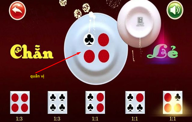 Bàn cược game Xóc Đĩa